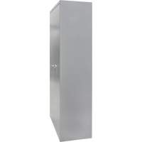 Armoire garde-robe, Acier, 36" la x 18" p x 72" h, Gris Brunswick Fyr & Safety