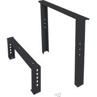 Pattes d'&eacute;tabli pour service industriel, Acier, 30" p x 34" h, Simple Brunswick Fyr & Safety