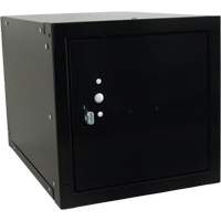 Casier cubique empilable, 12" x 18" x 12", Acier, Noir, D&eacute;mont&eacute; Brunswick Fyr & Safety