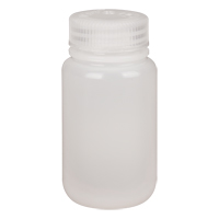 Wide-Mouth Bottles, Round, 4 oz., Plastic Brunswick Fyr & Safety