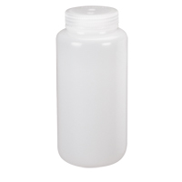 Wide-Mouth Bottles, Round, 8 oz., Plastic HB008 | Brunswick Fyr & Safety