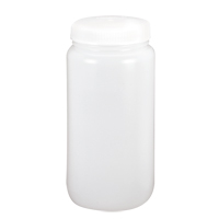 Wide-Mouth Bottles, Round, 1 gal., Plastic HB038 | Brunswick Fyr & Safety