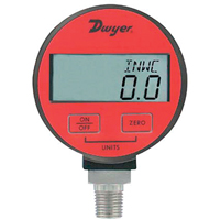 Pressure Gauge, 2-31/50" , 30" Hg Vac., Bottom Mount, Digital IA425 | Brunswick Fyr & Safety