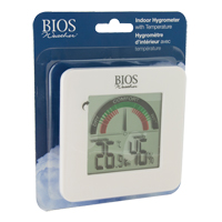 Hygrom&egrave;tres int&eacute;rieurs avec indicateur de confort BIOS, Contact, Num&eacute;rique, -58-158°F (-50-70°C) Brunswick Fyr & Safety