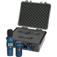 Sound Level Meter and Calibrator Kit, 30 - 130 dB Measuring Range IB831 | Brunswick Fyr & Safety