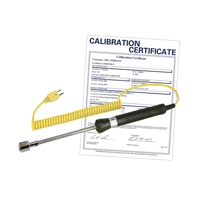 Surface Thermocouple Probe (includes ISO Certificate), 500 °C (932°F) Max. Temp. Brunswick Fyr & Safety