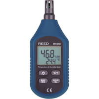 Compact Temperature & Humidity Meter, 0% - 100% RH, 14°- 140° F ( -10° - 60° C ) IB974 | Brunswick Fyr & Safety
