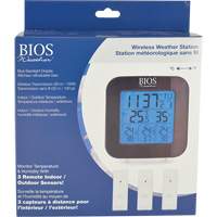 Wireless Weather Station with 3 Sensors, Non-Contact, Digital, 40-158°F (-40-70°C) IC679 | Brunswick Fyr & Safety
