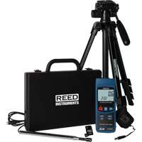 Thermo-an&eacute;mom&egrave;tre &agrave; fil chaud, Enregistrement des donn&eacute;es, Gamme de v&eacute;locit&eacute; d'air de 0,2 - 25,0 m/sec Brunswick Fyr & Safety