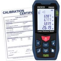 Laser Distance Meter with ISO Certificate, 0' - 164' (0 m - 50 m) Range, Digital (Electronic) IC858 | Brunswick Fyr & Safety