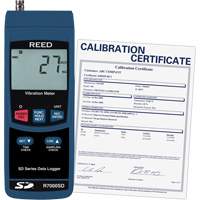 Data Logging Vibration Meter with ISO Certificate, 10% - 85% RH, 32°- 122° F ( 0° - 50° C ) IC989 | Brunswick Fyr & Safety