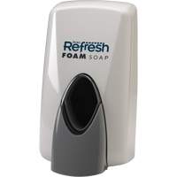 Distributeur de savon mousse Refresh, Pompe, Capacité de 2000 ml JA315 | Brunswick Fyr & Safety
