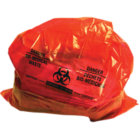 Sure-Guard™ Bio-Medical Waste Liners, Bio-Hazard, 38" L x 30" W, 2 mil, 100 /pkg. JD100 | Brunswick Fyr & Safety
