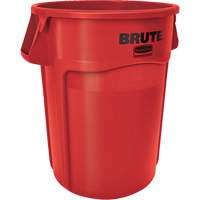 Round Brute&reg; Containers, Polyethylene, 32 US gal. Brunswick Fyr & Safety