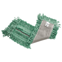 Castaway Dust Mop, Slip On Style, Cotton/Yarn, 24" L x 5" W Brunswick Fyr & Safety