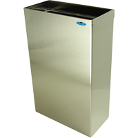 Wall Mounted Waste Receptacles, Stainless Steel, 11 US gal. JH005 | Brunswick Fyr & Safety