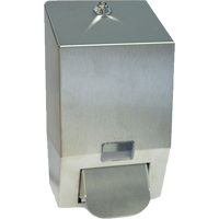 Stainless Steel Soap Dispenser, Push, 1000 ml Capacity, Cartridge Refill Format JH176 | Brunswick Fyr & Safety