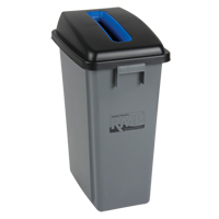 Recycling & Garbage Bin with Classification Lid, Plastic, 16 US gal. JL263 | Brunswick Fyr & Safety