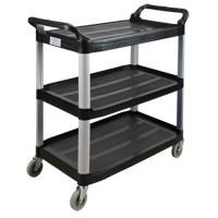 Chariot utilitaire, 3 tiers, 19-3/4" x 37-1/2" x 40-1/4", Capacit&eacute; 250 lb Brunswick Fyr & Safety