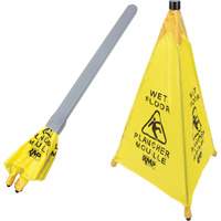 "Wet Floor" Pop-Up Safety Cone, Bilingual with Pictogram Brunswick Fyr & Safety