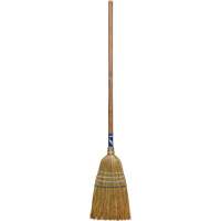 Industrial Corn Broom, 3-String, Wood Handle Brunswick Fyr & Safety