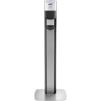 Messenger ES8 Silver Panel Floor Stand with Dispenser Brunswick Fyr & Safety