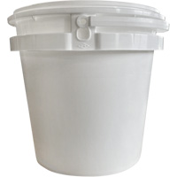 Seau avec couvercle, Plastique, 2,3 gal. Brunswick Fyr & Safety