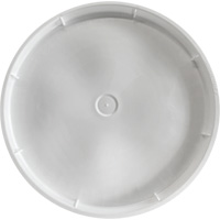 Seau avec couvercle, Plastique, 5,25 gal. Brunswick Fyr & Safety