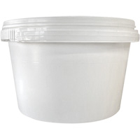 Seau avec couvercle, Plastique, 1,03 gal. Brunswick Fyr & Safety