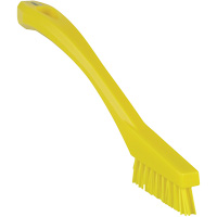 Detail Brush, Stiff Bristles, 8" Long, Yellow Brunswick Fyr & Safety