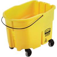 Seau pour vadrouille Wavebrake, Capacit&eacute; de 8.75 gal. US (35 pintes), Jaune Brunswick Fyr & Safety