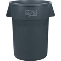 Garbage Bin, Polyethylene, 44 US gal. JK676 | Brunswick Fyr & Safety