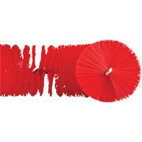 Hooked Brush, Medium/Stiff Bristles, 15-1/2" Long, Red Brunswick Fyr & Safety