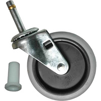 Replacement Stem Caster for Rubbermaid Cart Brunswick Fyr & Safety