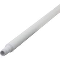Ultra Hygiene Handle, Broom/Scraper/Squeegee, White, Ergonomic, 59" L JL169 | Brunswick Fyr & Safety