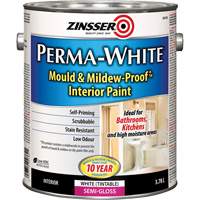 Perma-White<sup>®</sup> Mold & Mildew-Proof™ Interior Paint, 3.78 L, Gallon, White JL321 | Brunswick Fyr & Safety