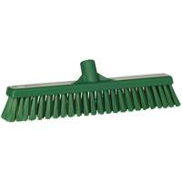 T&ecirc;te de balai-brosse &agrave; soies combin&eacute;es, Crins Cors&eacute;/Fin, 16-1/2", Polyester, Vert Brunswick Fyr & Safety