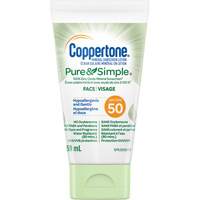 Pure & Simple<sup>®</sup> Face Sunscreen, SPF 50, Lotion JM043 | Brunswick Fyr & Safety