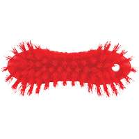 ColorCore Hand Brush, Stiff Bristles, 6" Long, Red Brunswick Fyr & Safety