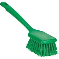 ColorCore Short Handle Brush, Stiff Bristles, 12" Long, Green Brunswick Fyr & Safety