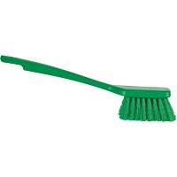 ColorCore Short Handle Brush, Stiff Bristles, 12" Long, Green Brunswick Fyr & Safety