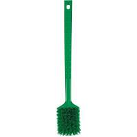 ColorCore Long Handle Brush, Stiff Bristles, 20" Long, Green Brunswick Fyr & Safety