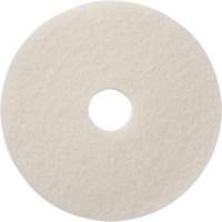 Tampons &agrave; polir pour planchers, 12", Polissage, Blanc Brunswick Fyr & Safety