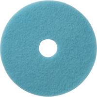 Tampons &agrave; polir pour planchers Luster Lite, 19", Brunissage, Bleu p&acirc;le Brunswick Fyr & Safety