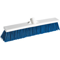 Foodservice Push Broom, Medium Bristles, 18", Polypropylene, White Brunswick Fyr & Safety