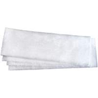 Static Attack Mop Sheets, Polyethylene, White Brunswick Fyr & Safety