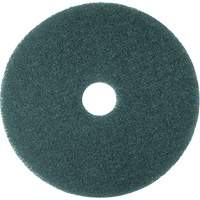 Hi-Performance Pad, 11", Cleaning/Scrubbing, Blue Brunswick Fyr & Safety