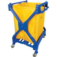 Laundry Cart, Plastic, 25-3/8" W x 25" D x 38-1/2" H, 33 lbs. Capacity JN503 | Brunswick Fyr & Safety