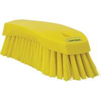 Grande brosse &agrave; main oblique, Soies Ferme, Longueur de 8", Jaune Brunswick Fyr & Safety