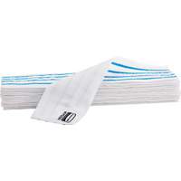 Disposable Mop Pad, Hook and Loop Style, Microfibre, 18" L x 4" W JO090 | Brunswick Fyr & Safety